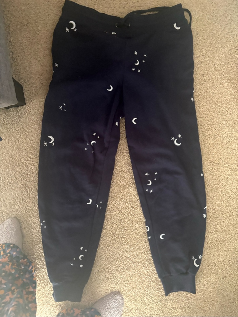 Honeydew Intimates women’s Navy Moon-Print Jogger Sweatpants